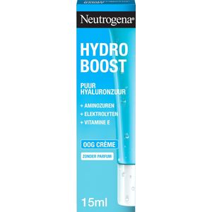 Neutrogena Hydro Boost oogcrème gel - verkwikkende 3-in-1 verzorging - oogcrème donkere kringen - 1 x 15 ml