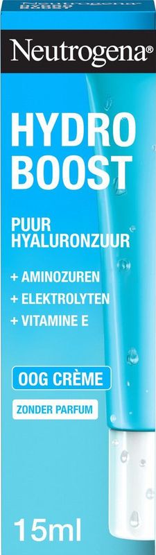 Neutrogena Hydro Boost oogcrème gel - verkwikkende 3-in-1 verzorging - oogcrème donkere kringen - 1 x 15 ml