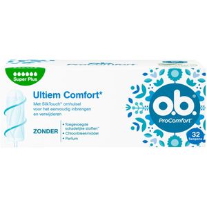 O.B. ProComfort Tampons - Super Plus - 32 Stuks