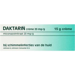 DAKTARIN crème tegen voetschimmel - effectieve anti-schimmel behandeling - 1 x 15 gr