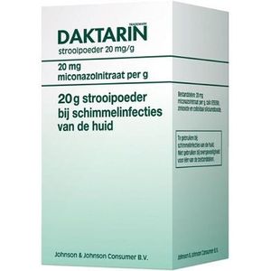 Daktarin Strooipoeder Miconazolnitraat 20mg/g- 1 x 20 gram