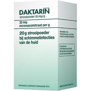 DAKTARIN® Poeder 2% - behandeling van huidschimmels - effectieve anti-schimmel behandeling - 1 x 20 gram