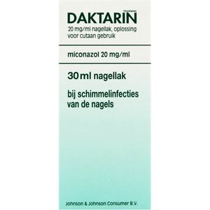 DAKTARIN® Nagellak - anti-schimmel behandeling voor schimmelnagels - bestrijdt kalgnagels of nagelschimmel - 1 x 30 ml