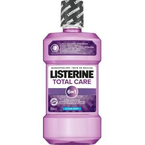 6x Listerine Total Care Clean Mint mondwater (500 ml)