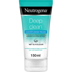 Neutrogena Deep Clean - huidverfijnende peeling - mee eters verwijderen - reinigingspeeling - 1 x 150 ml