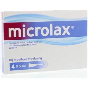 Microlax Microklysma - 1 x 4 stuks