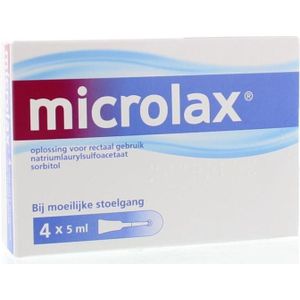 Microlax Klisma flacon 5ml 4 stuks
