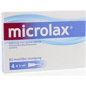 Microlax Klysma flacon 5ml  4 stuks