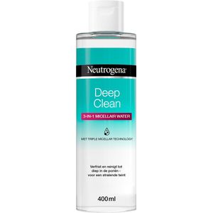 Neutrogena® Deep Clean 3-in-1 micellair water - gezichtsreiniging met intensieve werking tot diep in de huid - 1 x 400 ml