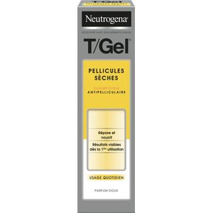 Neutrogena T/Gel Anti-roos Shampoo voor droge roos, droog en beschadigd haar, 250 ml