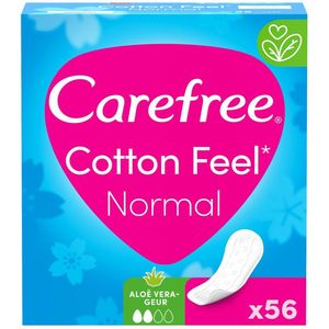 Carefree - Cotton Feel Aloe - Inlegkruisjes - 100% Ademend - Katoen-Extract