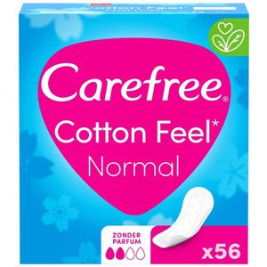 Carefree Cotton Feel Small / Medium 56 stuks