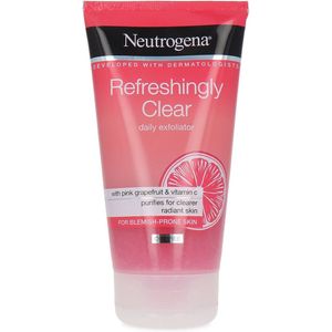 Neutrogena Refreshingly Pink Grapefruit Clear Daily Exfoliator - 150 ml