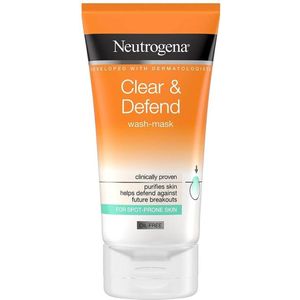 Neutrogena Clear & Defend Reinigingsmasker en Gel 2in1 150 ml