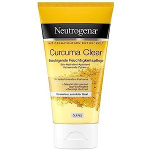 Neutrogena Curcuma Clear gezichtscrème, kalmerende vochtinbrengende crème, olievrij, voor onzuivere gevoelige huid, 75 ml