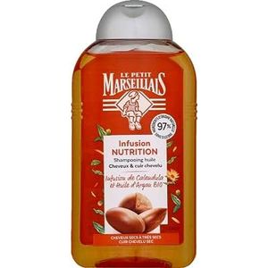 Le Petit Marseillais Nutrition Calendula en Argan Bio Infusion Shampoo – fles van 250 ml
