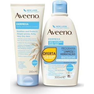 Aveeno Dermexa Maalcrème 200 ml + aanbieding douchegel 300 ml