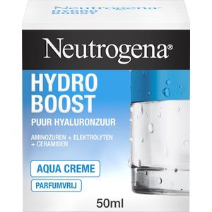 Neutrogena Hydro Boost Aqua Crème - gezichtscrème - verzorging - dagcrème - voor droge huid - parfumvrij - 1 x 50 ml