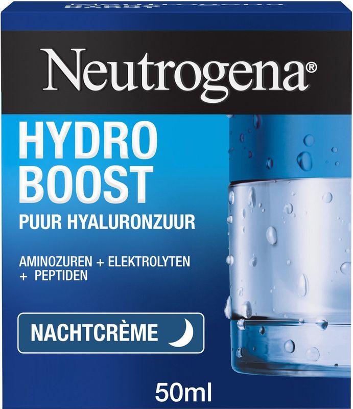 Neutrogena - Hydro Boost - Nachtcrème - 100% Recyclebare Glazen Pot
