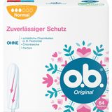 o.b. - Originele Normale Tampons - 64 Stuks - Plantaardig - Vrij Van Schadelijke Chemicaliën
