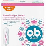 o.b. Originele Super Tampons - 56 Stuks - Plantaardige Tamponkern