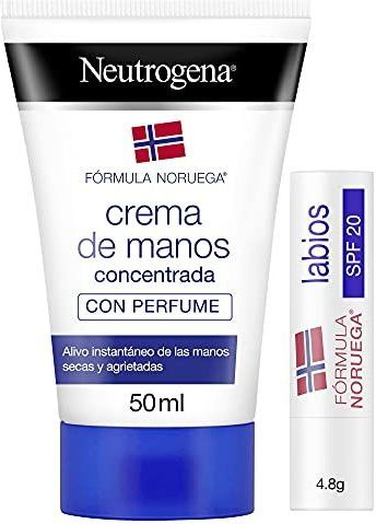 Neutrogena - Cosmetica Set - Unisex - 2 Stuks - Inclusief Handcrème en Lippenbalsem