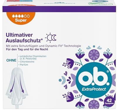 o.b. ExtraProtect - Tampons - Super - 42 Stuks