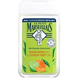 Le Petit Marseillais Douchegel & badkuip, extra zacht, biologische mandarijn & bio-limoen, 250 ml