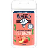 12x Le Petit Marseillais Douchegel Bio White Peach & Bio Nectarine 250 ml