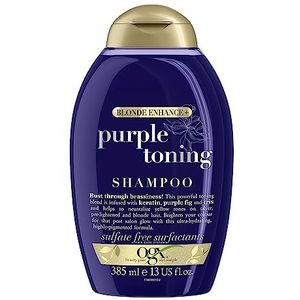 OGX Blonde Enhance+ Purple Toning Paarse Shampoo  neutraliseert gele Tinten 385 ml