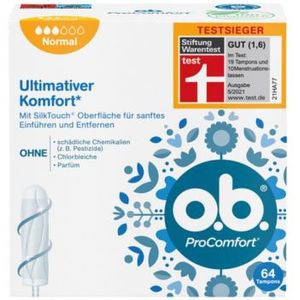 O.B. ProComfort Normal Tampons - 64 STUKS