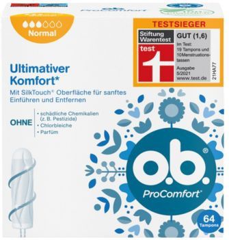 o.b. ProComfort - Tampons - 100% Plantaardige Tamponkern
