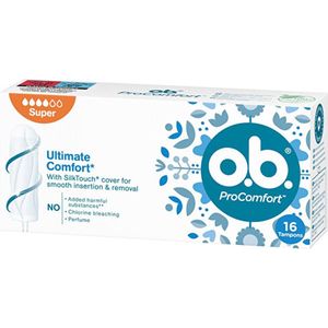 o.b.® ProComfort® Super Tampons - 54 Stuks - Plantaardige Kern