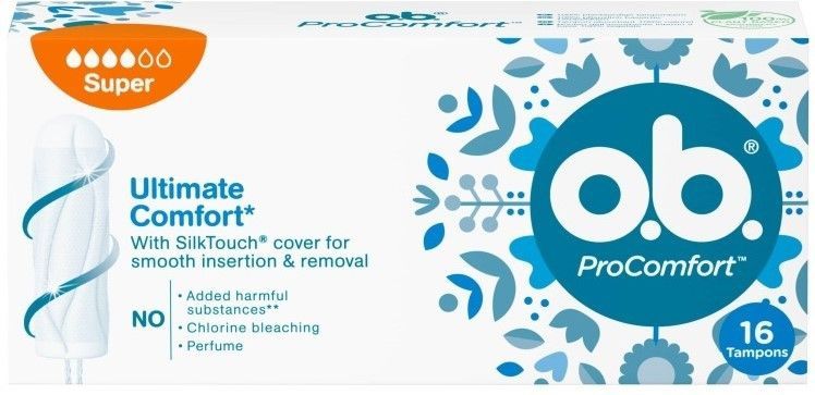 OB - ProComfort Super - Tampons - 16 Stuks - Super Absorptievermogen