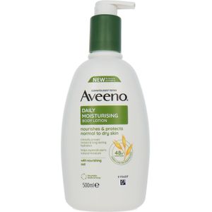 Aveeno Daily Moisturizing Lotion, 24 uur vocht, bodylotion voor normale tot droge huid, 500 ml