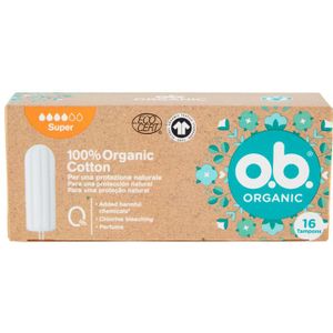 O.B. 16 stuks Organic SUPER