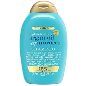 OGX Arganolie van Marokko Sulfaat Gratis Shampoo, Extra Sterkte, 385 ml