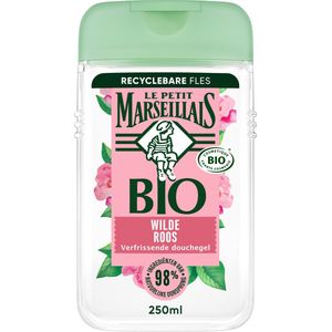 Le Petit Marseillais - Bio Rose Sauvage - Gel Douche - 250 ml - Formule Biodégradable