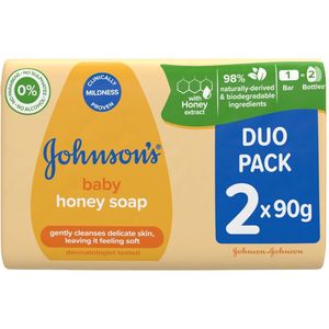 Johnson's - Baby Honey Soap - Zacht - 2 x 90 g