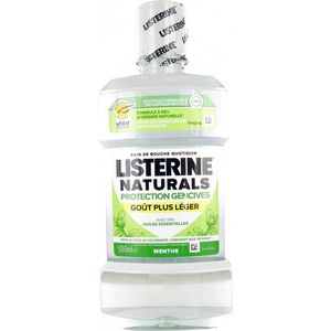 Listerine Naturals Mondwater Tandvleesbescherming Lichtere Smaak 500 ml