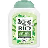 Le Petit Marseillais | Shampoo Brillance Bio appel & aloë vera (240 ml fles) - shampoo voor alle haartypes - 98% ingrediënten van natuurlijke oorsprong, sulfaat- en siliconenvrij