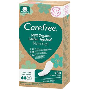 Carefree - Organic Cotton - Inlegkruisjes - 30 Stuks - 100% Katoen