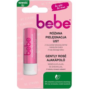 bebe Young Care pielęgnacyjna szminka voor mond roos 4.9g