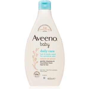 Aveeno Baby Hair&Body Wash Kids Shampoo voor haar en lichaam 400 ml