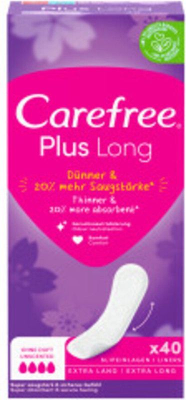 Carefree Long Plus 40 stuks