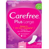 Carefree Plus Large Light Scent inlegkruisjes 48 st