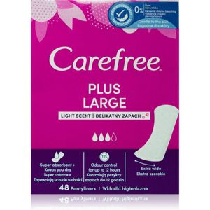 Carefree Plus Large Light Scent inlegkruisjes 48 st