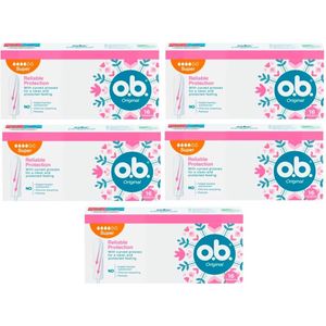 O.B. Original Super Tampons - 5x16st - Voordeelverpakking
