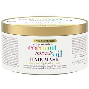 OGX Haarmasker Coconut Miracle Oil Masker - Haarmasker Beschadigd Haar - Haarverzorging - Mask