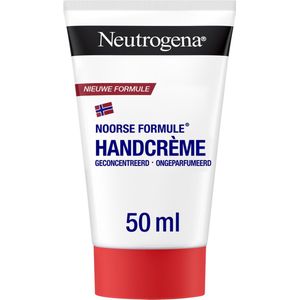 Neutrogena handcrème Noorse formule, geconcentreerd en ongeparfumeerd, dermatologisch getest, 40 % glycerine en vitamine E, geschikt voor de gevoelige huid, 6 x 50 ml